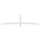 Ekena Millwork Bellingham Architectural Grade PVC Gable Bracket, 108"W x 27"H x 2"D x 4"F, 6/12 Pitch GBP108X27X0204BEL00 - alternate 3